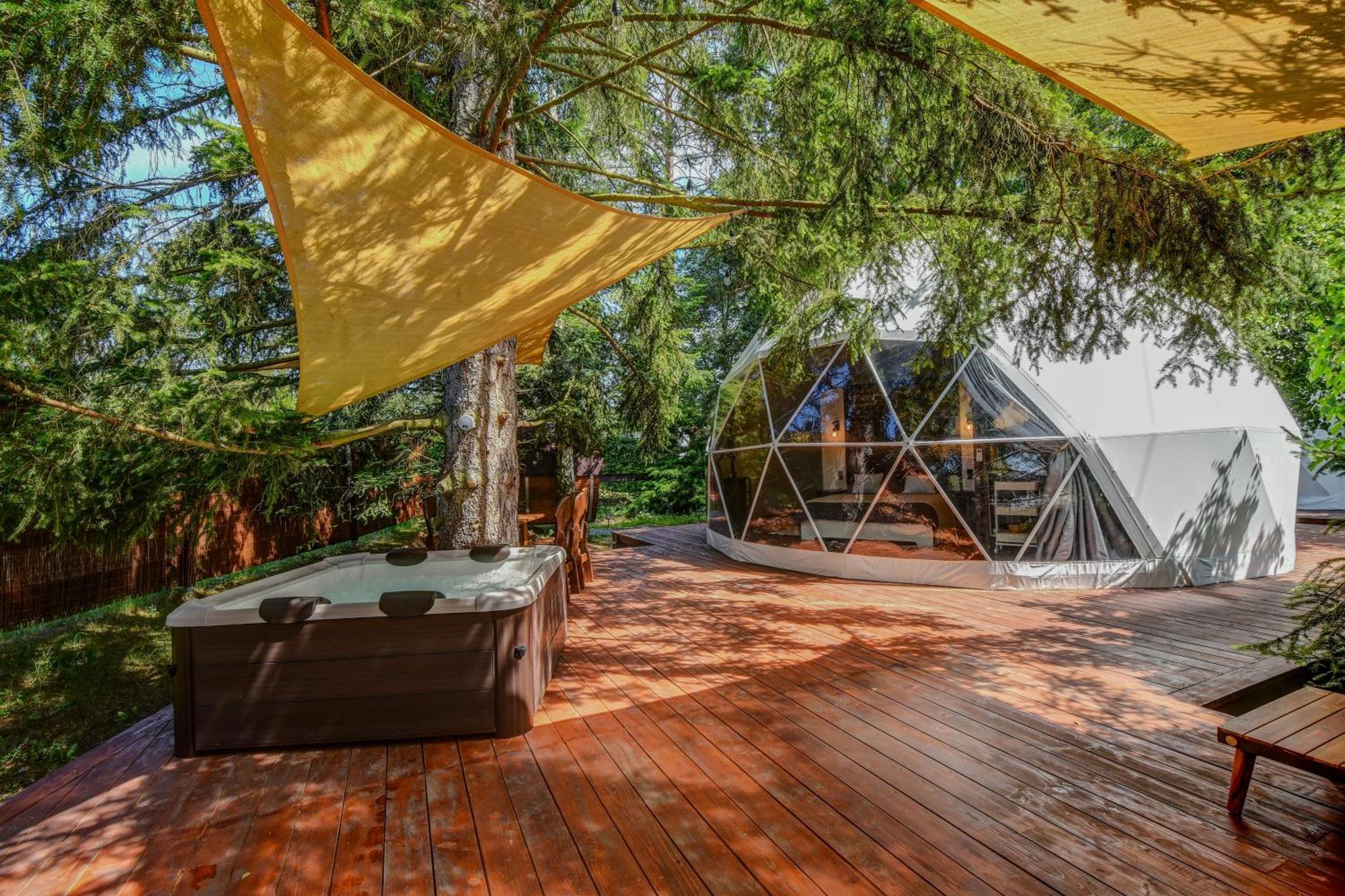 Hotel Tiche Misto Glamping Slapy nad Vltavou Exterior foto