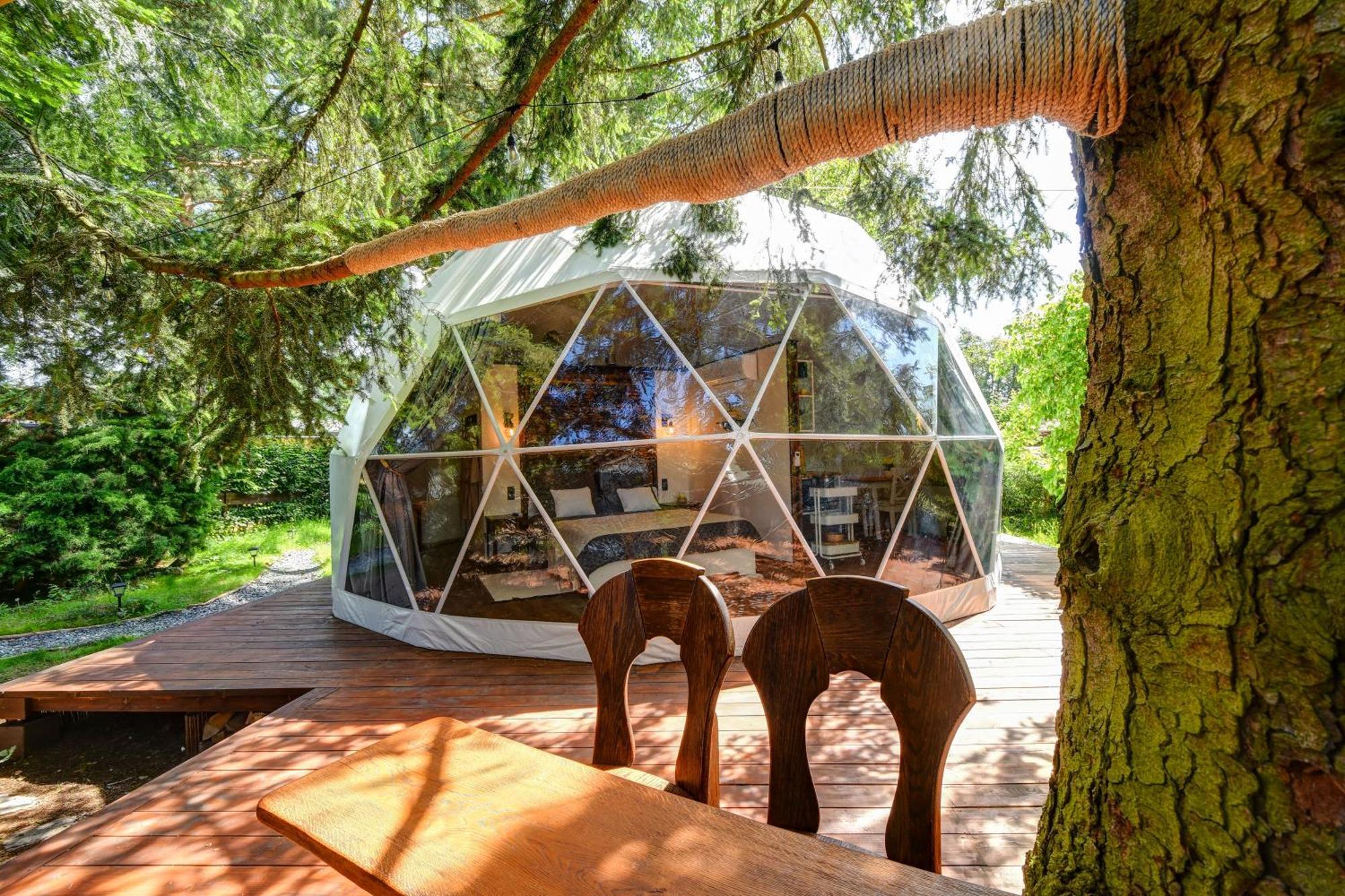 Hotel Tiche Misto Glamping Slapy nad Vltavou Exterior foto